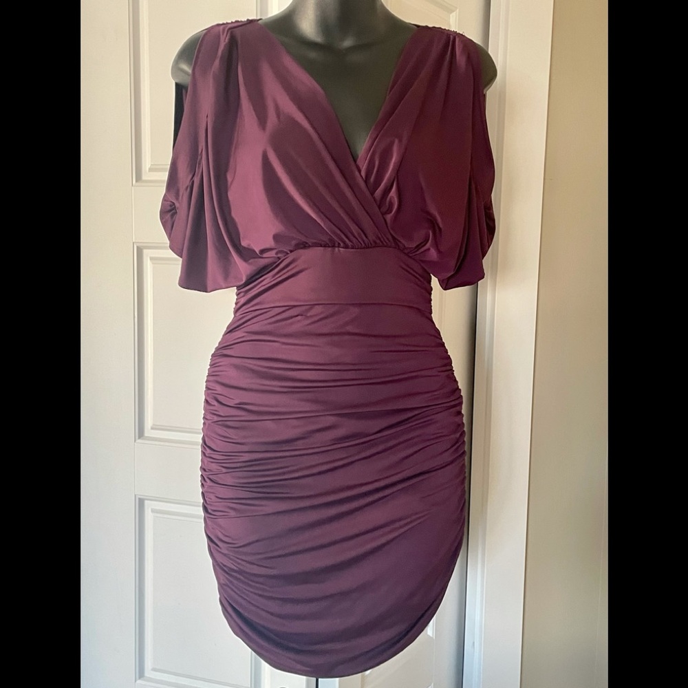 🌾 slinky ruched dress